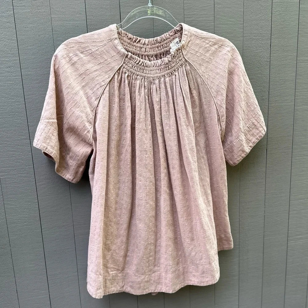 MIRTH Vienna bohemian blouse. Desert sand. Size Small. - Picture 2 of 4